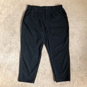 American Eagle washed black mom pants plus size 20 Short